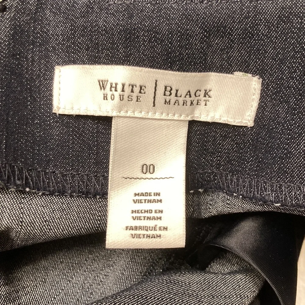 White House Black Market denim pencil skirt - Picture 5 of 7